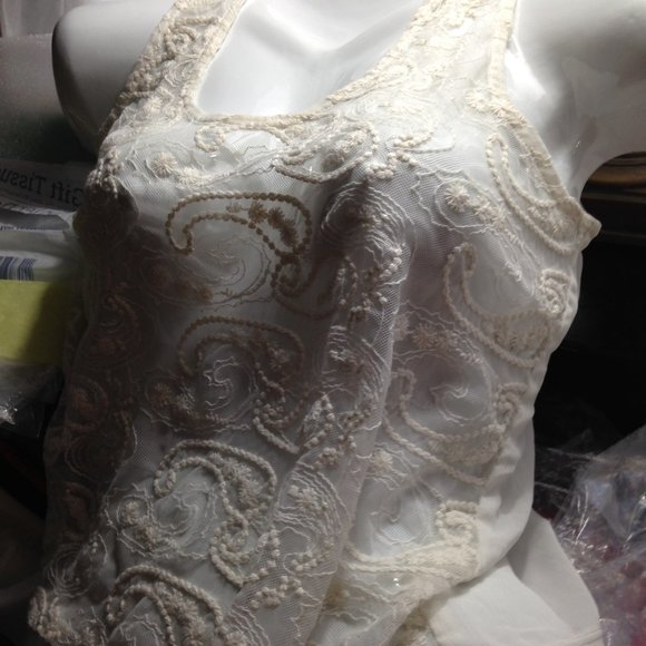 B Jewel Tops - 2/$10* B Jewel Lace Tank/Blouse/Top, M
